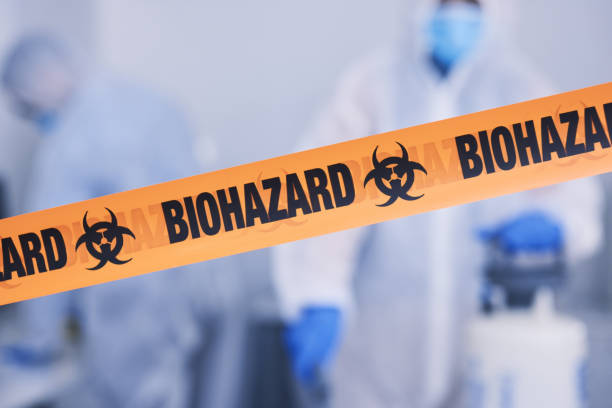 Professional Biohazard technician working in Feasterville Trevose, PA